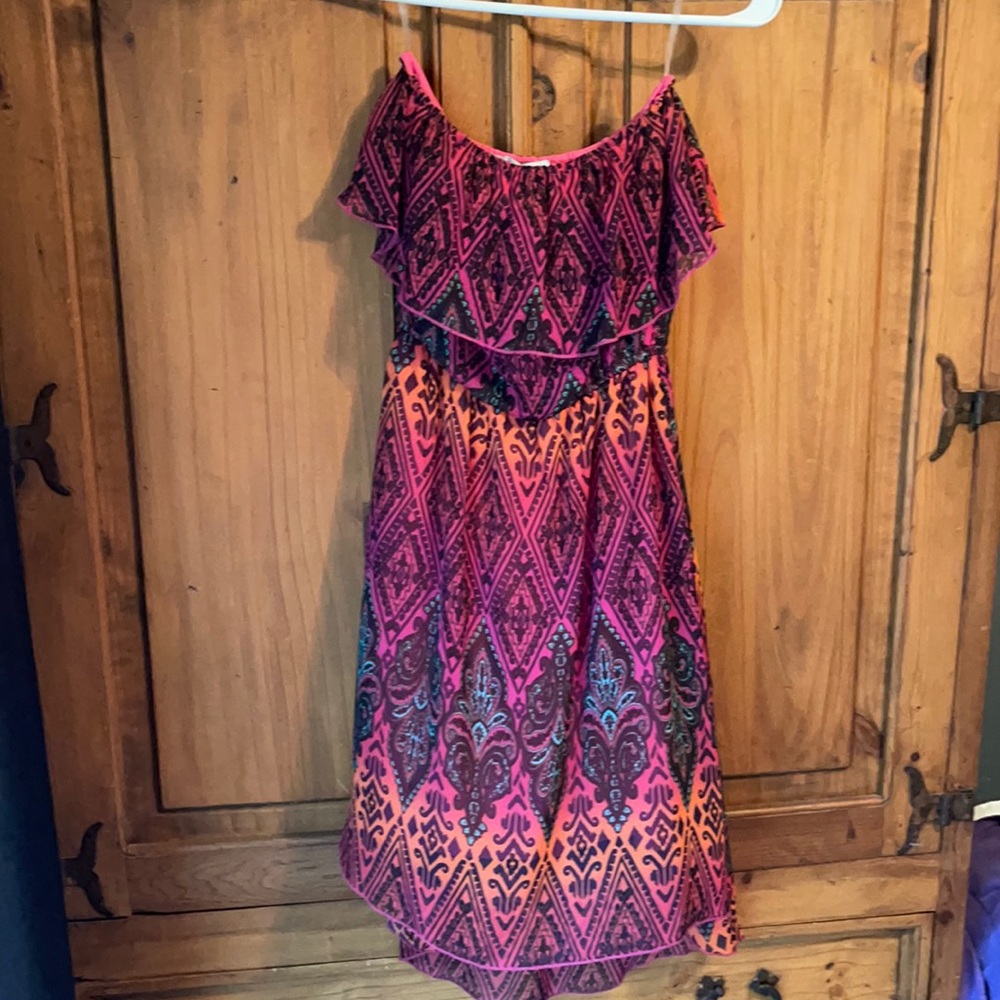 Off Shoulder Strapless Dress - Size S